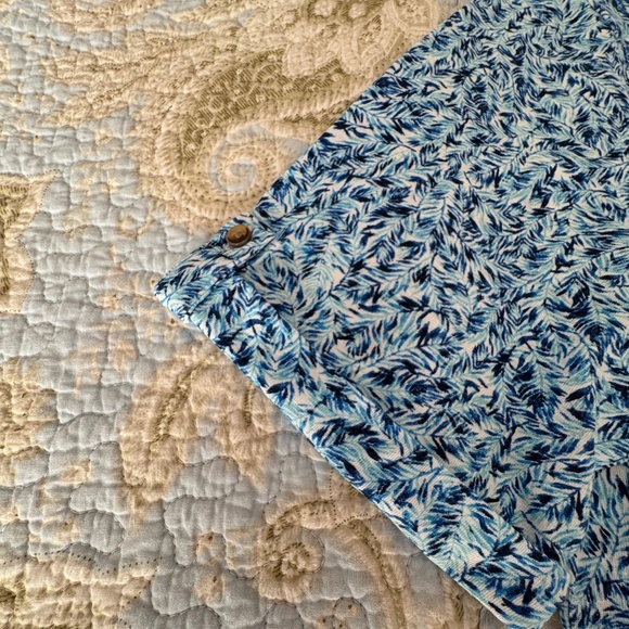 Croft & Barrow Blue Elbow Sleeve Utility Henley Top - Picture 7 of 7